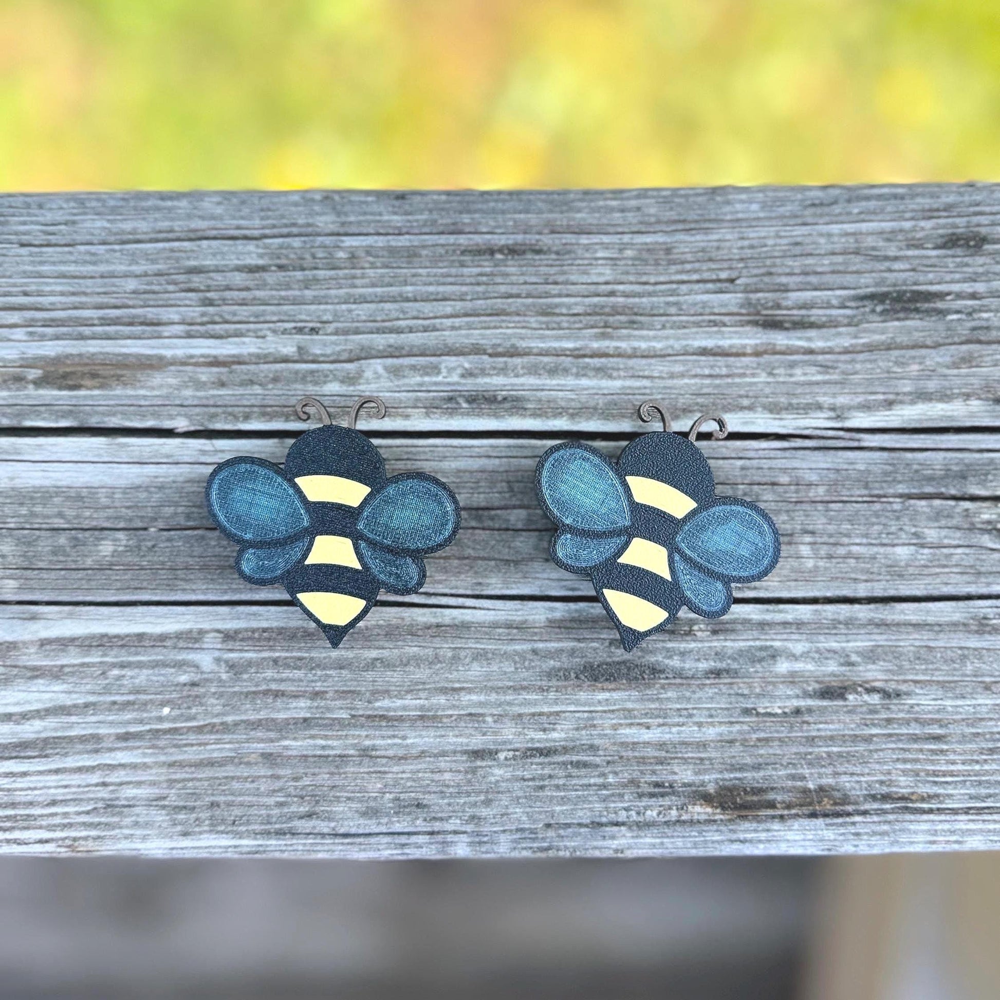 Spring Bee - Bogg Bag Charm: Translucent Wings, Easy Insert