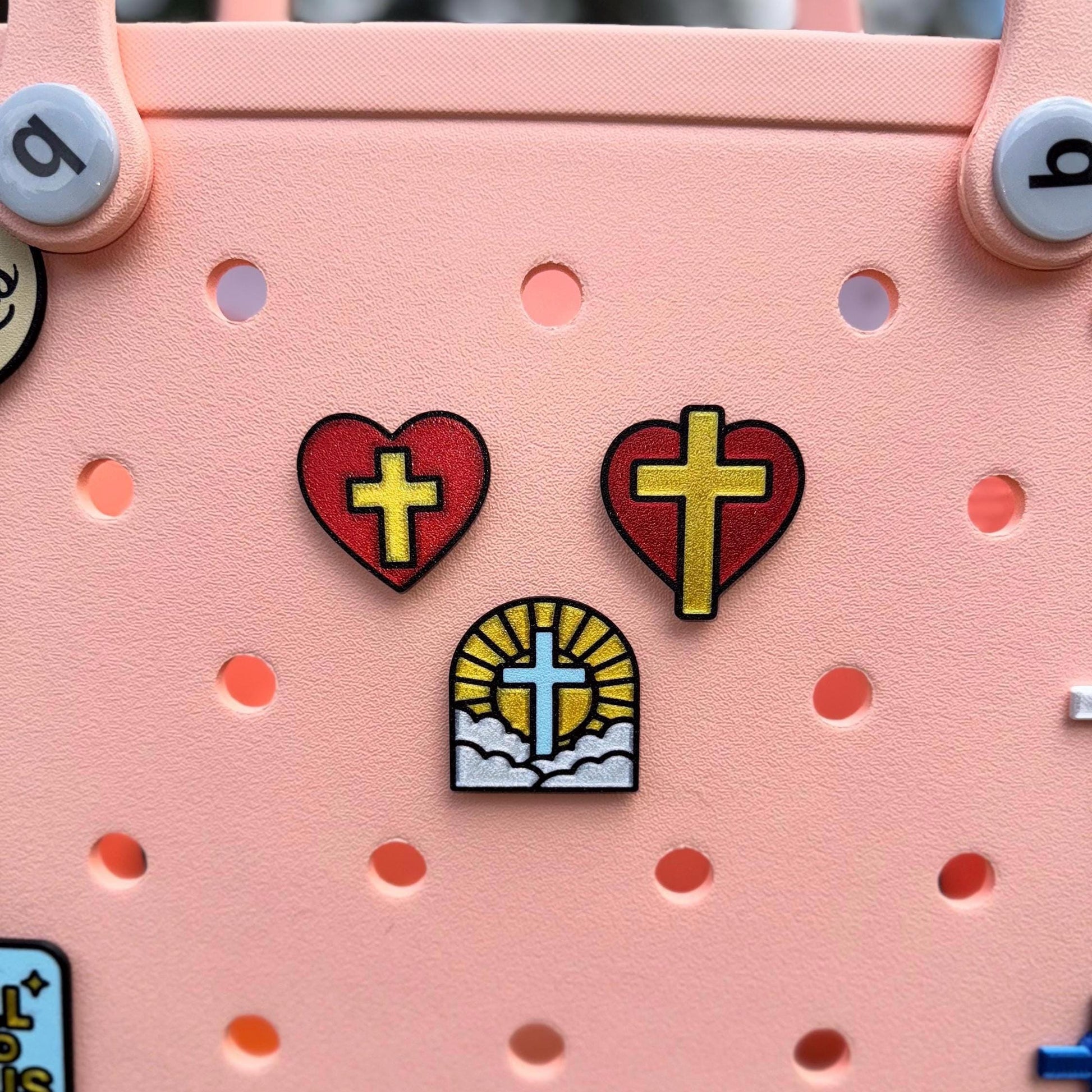 Christian Bible Bogg Bag, GoGo Tote Charm: Religious Faithful Accessory