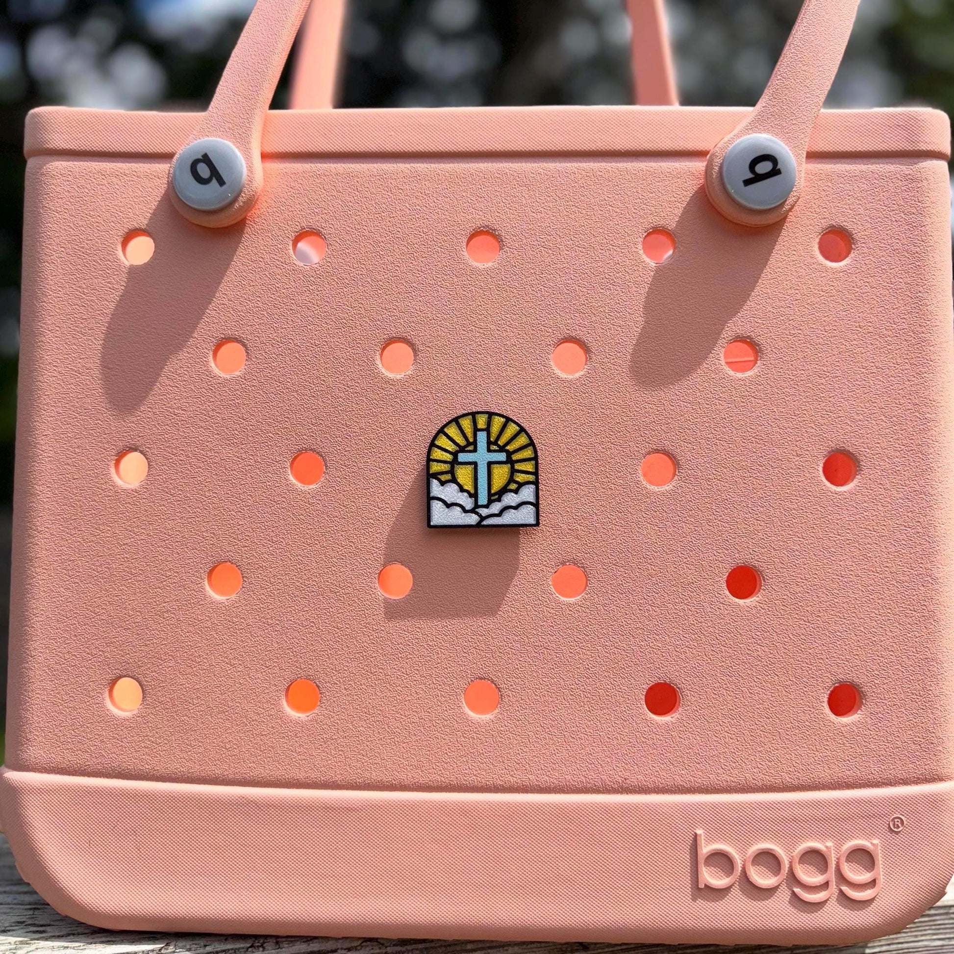 Christian Bible Bogg Bag, GoGo Tote Charm: Religious Faithful Accessory