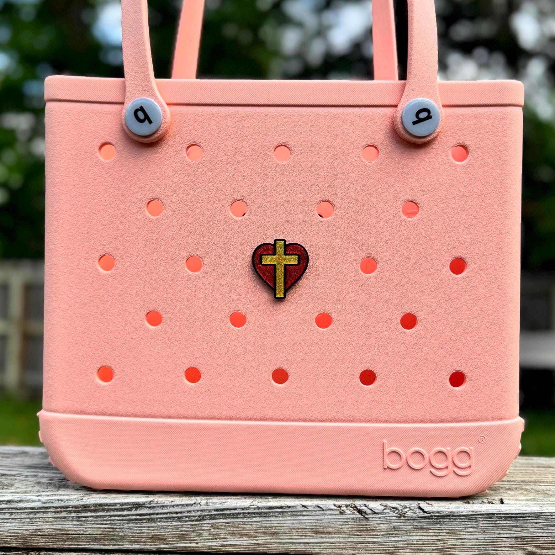 Christian Bible Bogg Bag, GoGo Tote Charm: Religious Faithful Accessory