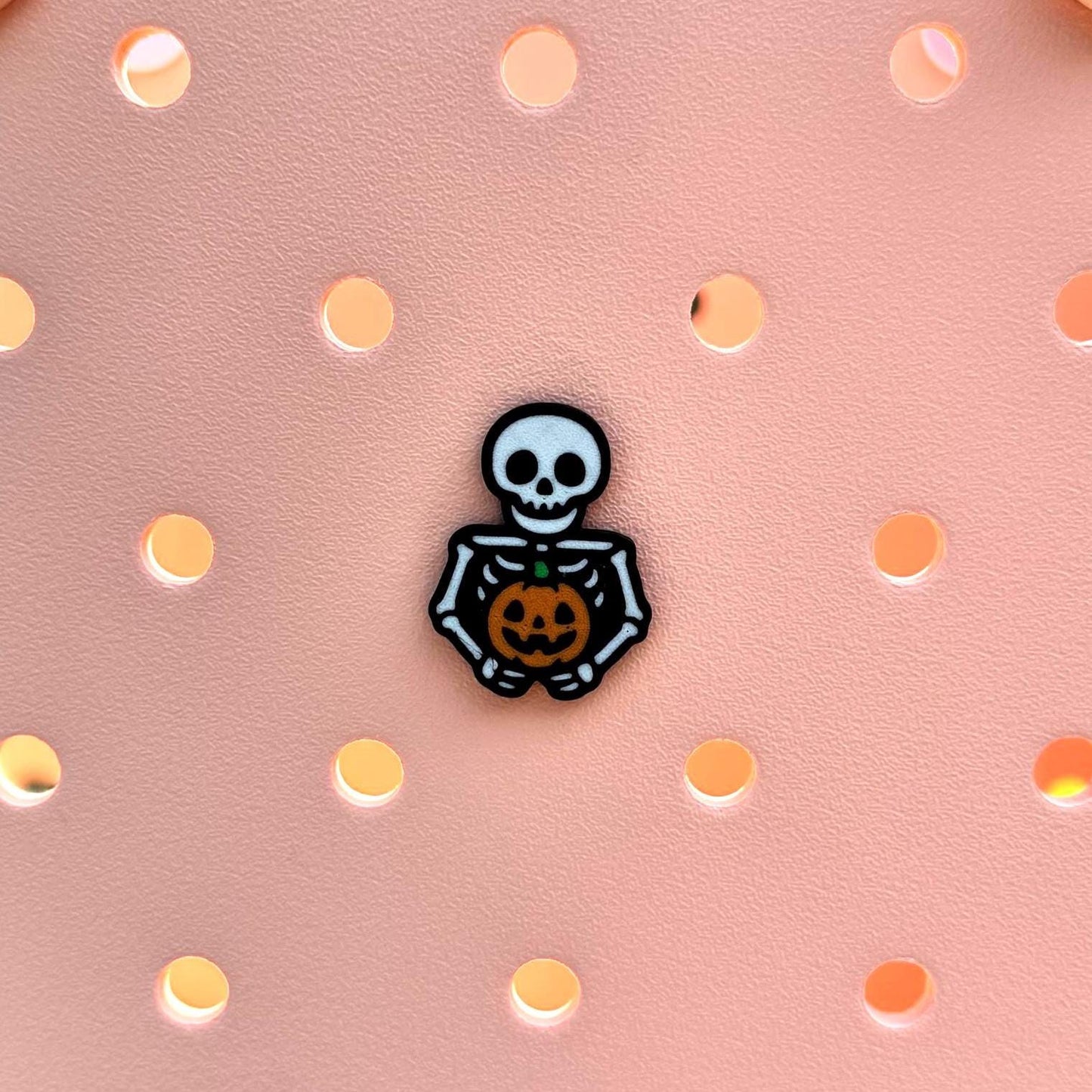 Skeleton Bogg Bag, GoGo Tote Charms: Spooky Halloween Tote Decor
