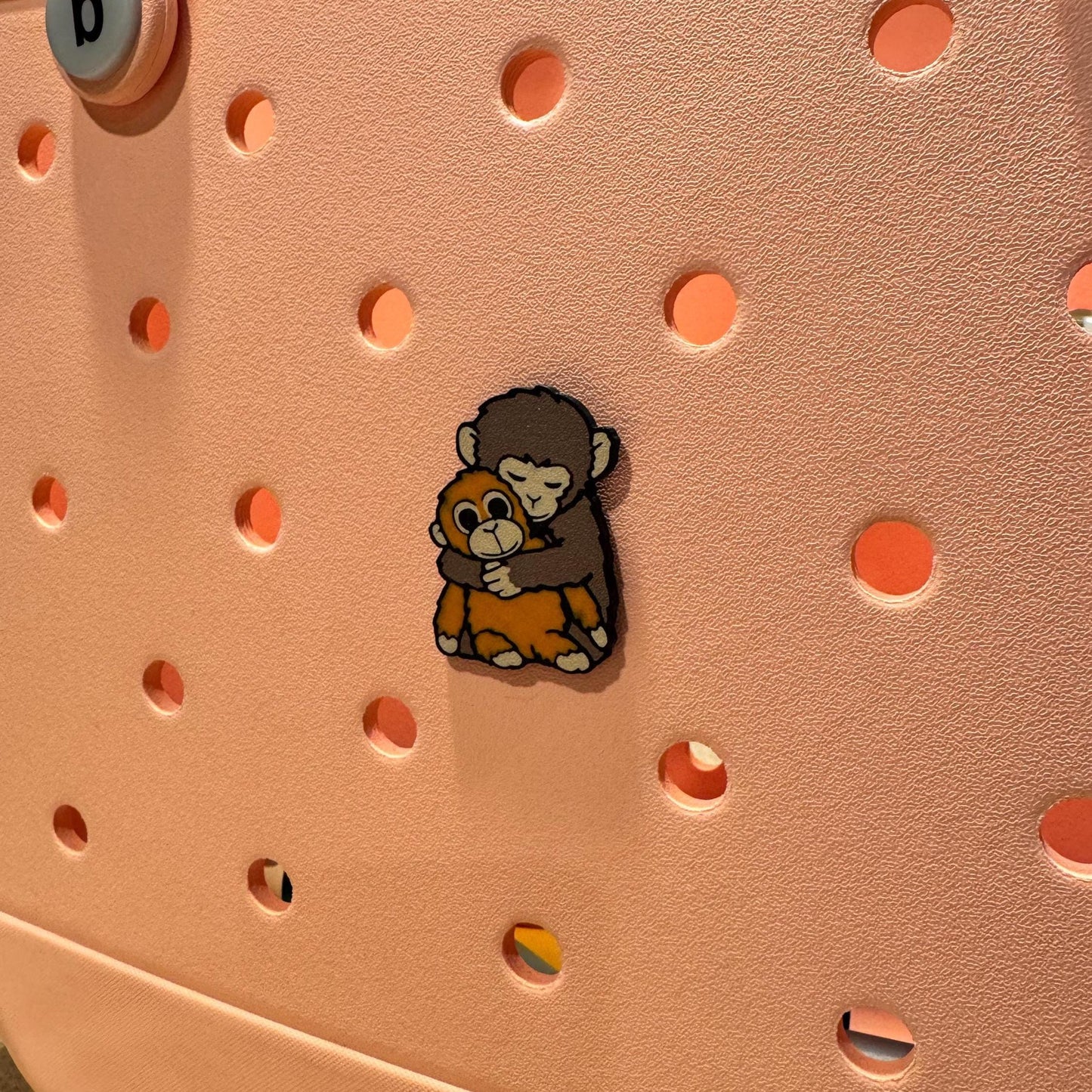 Punch the Monkey Bogg Bag Charm | Cartoon Animal Tote Accessory