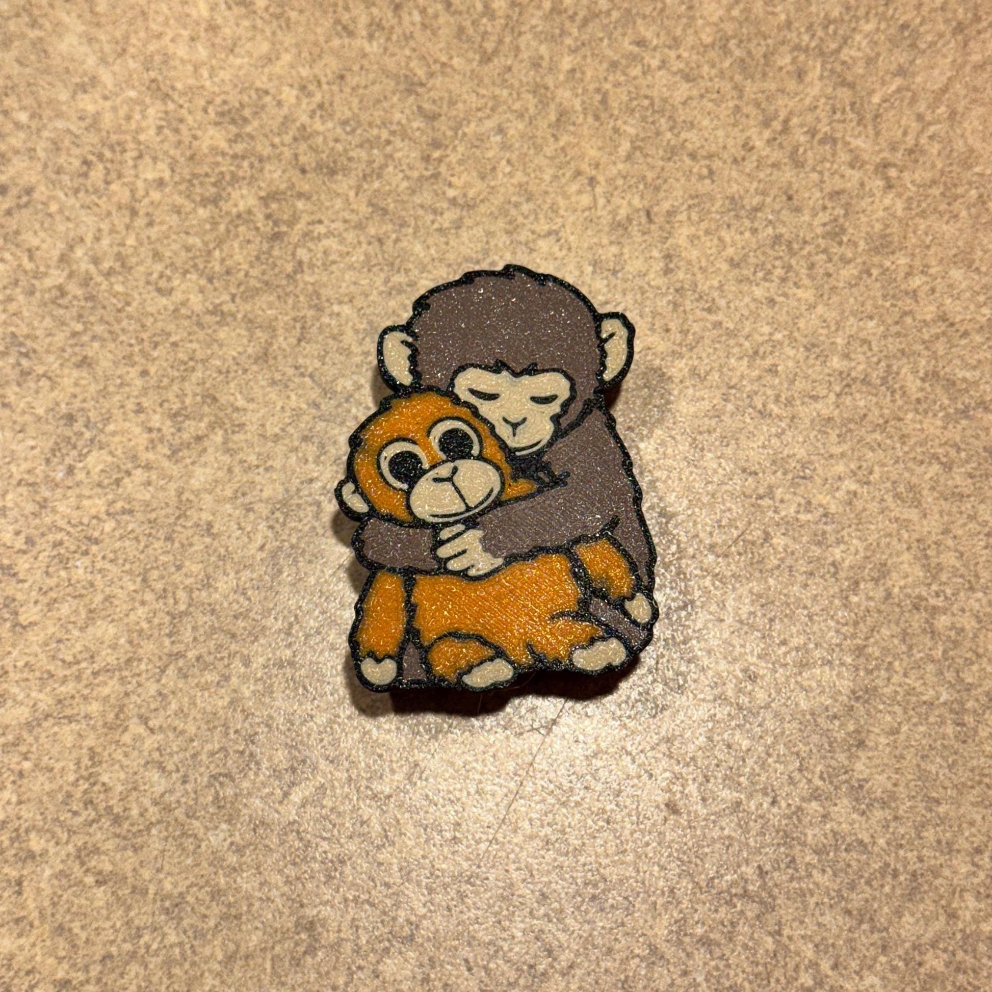 Punch the Monkey Bogg Bag Charm | Cartoon Animal Tote Accessory