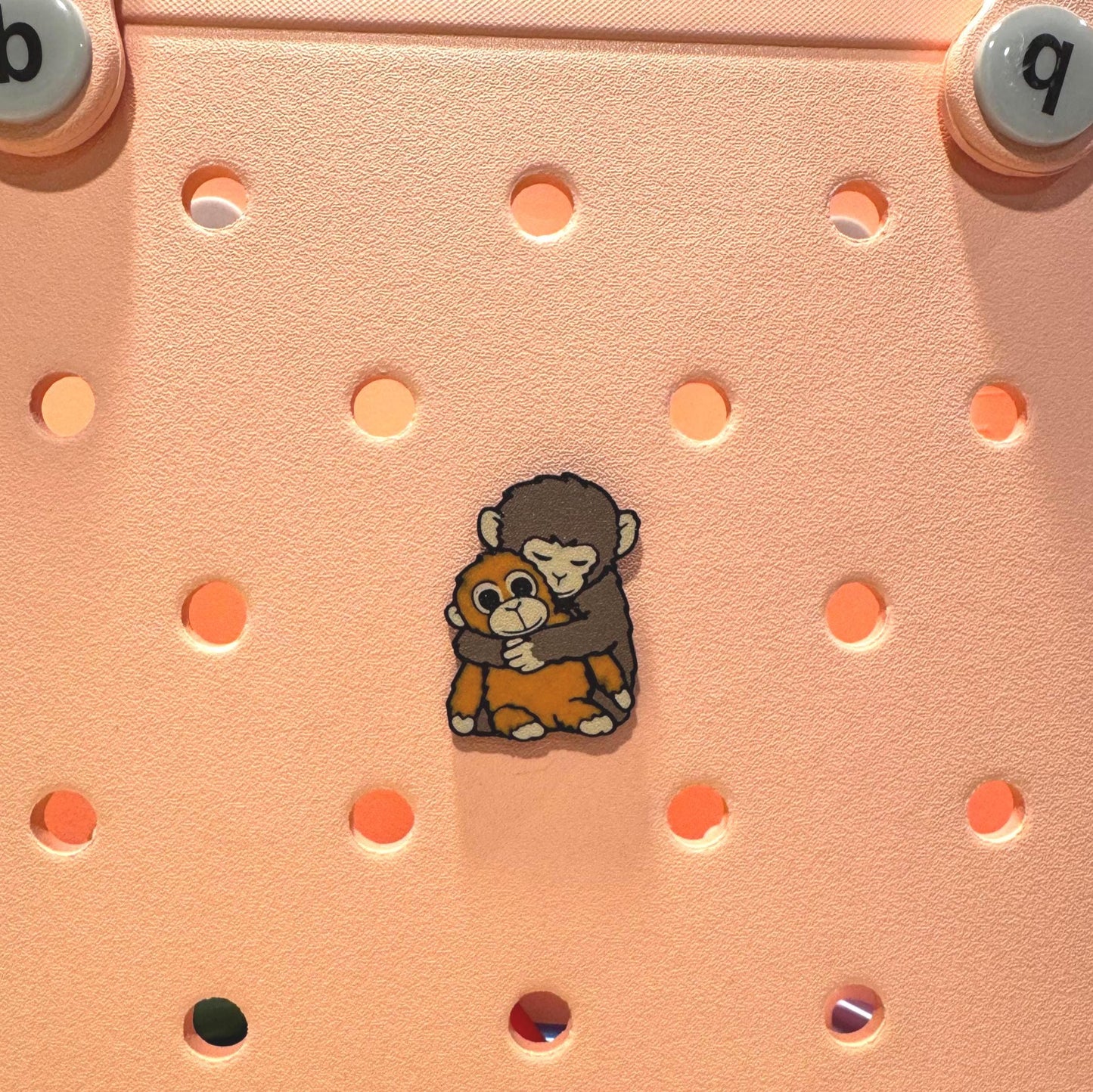 Punch the Monkey Bogg Bag Charm | Cartoon Animal Tote Accessory